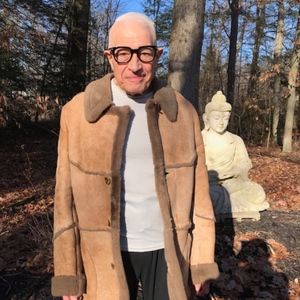 Shearling coat (Saks 5th Ave.)